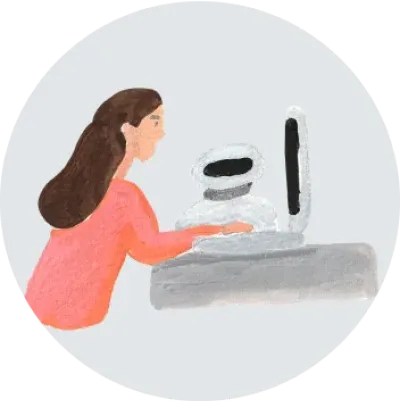 ウェブページでキャンセル受付